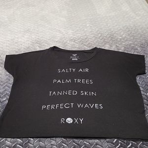 ROXY Black crop top